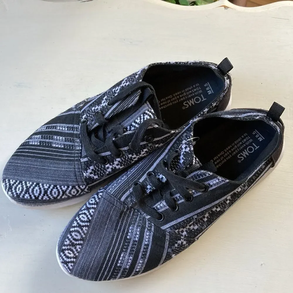 Men’s Toms Lace-Up Del Rey Sneakers Size 8.5